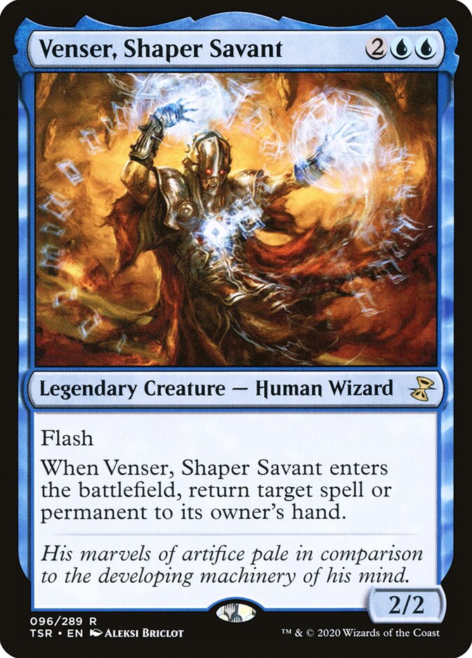 Venser, Shaper Savant - (Foil): Time Spiral Remastered