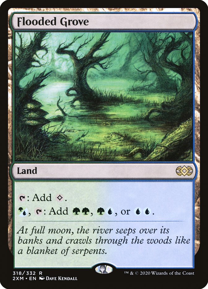 Flooded Grove - (Foil): Double Masters