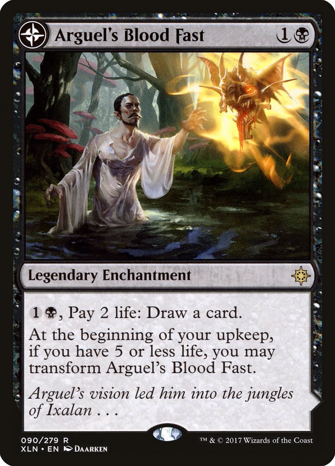 Arguel's Blood Fast // Temple of Aclazotz: Ixalan