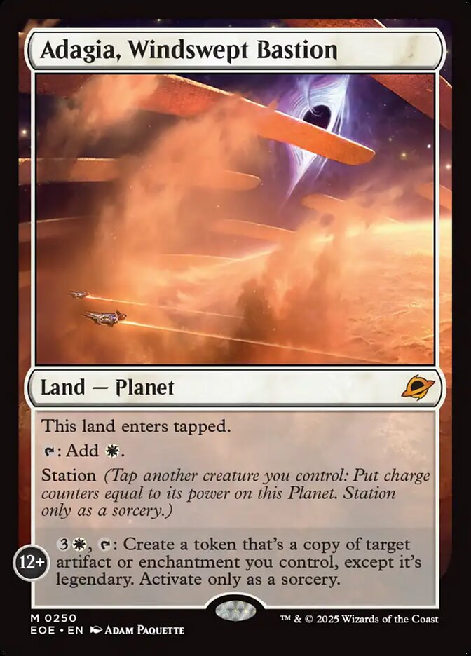 Adagia, Windswept Bastion - (Foil): Edge of Eternities