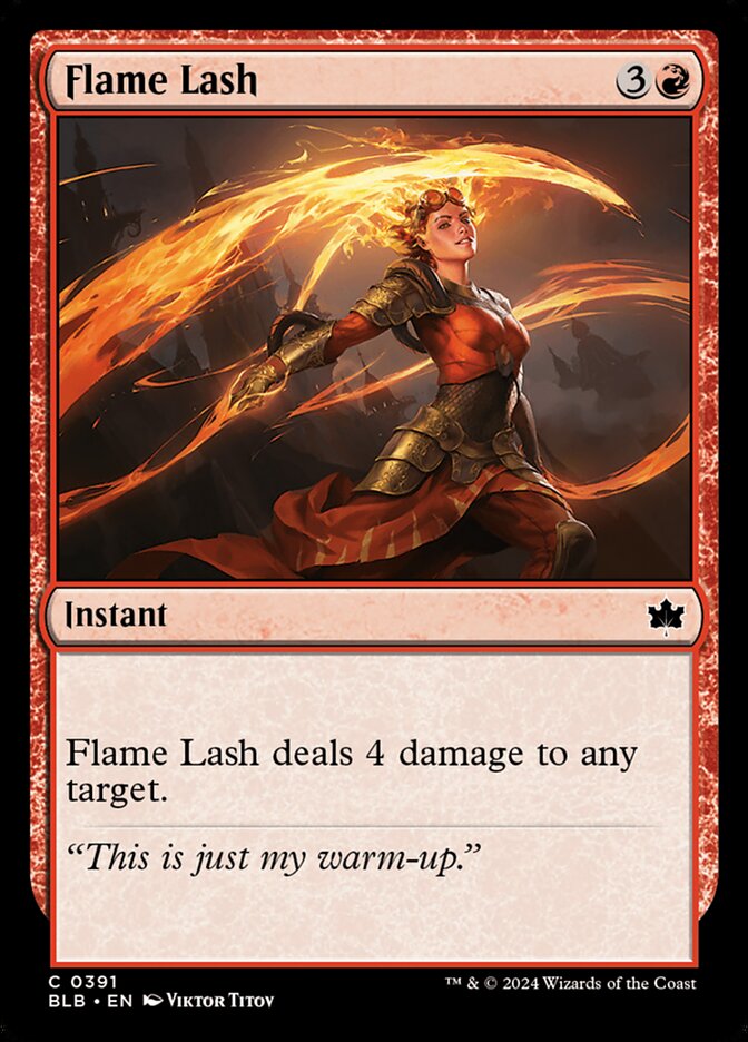 Flame Lash: Bloomburrow
