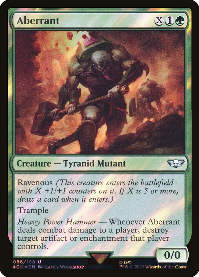 Aberrant - (Foil): Warhammer 40,000 Commander