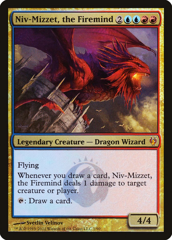 Niv-Mizzet, the Firemind - (Foil): Duel Decks: Izzet vs. Golgari