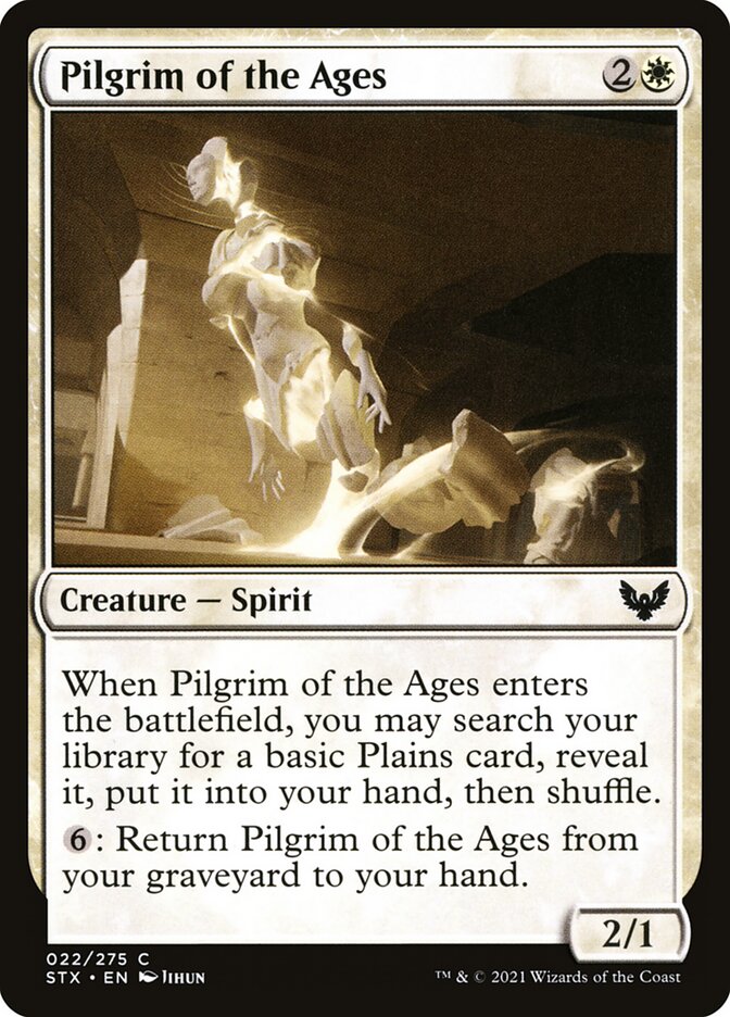 Pilgrim of the Ages - (Foil): Strixhaven: School of Mages