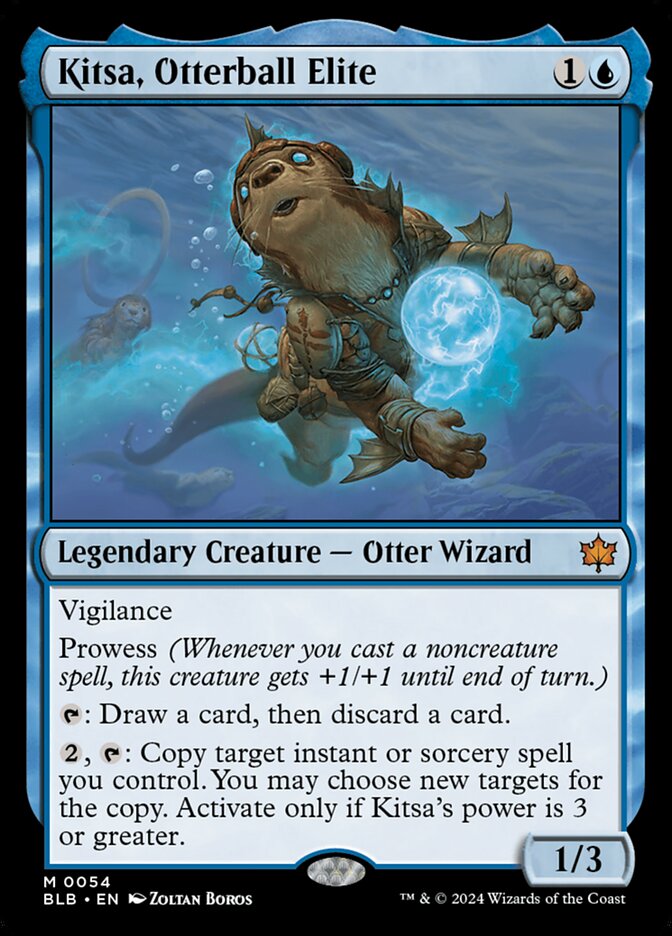 Kitsa, Otterball Elite - (Foil): Bloomburrow