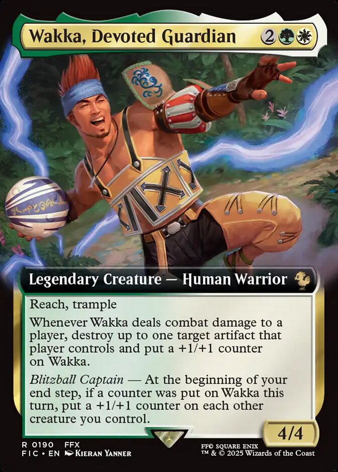 Wakka, Devoted Guardian (Extended Art): Final Fantasy Commander