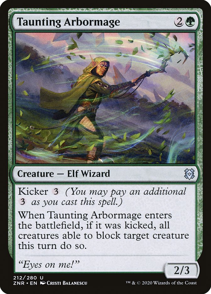 Taunting Arbormage: Zendikar Rising