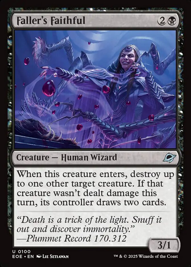 Faller's Faithful - (Foil): Edge of Eternities