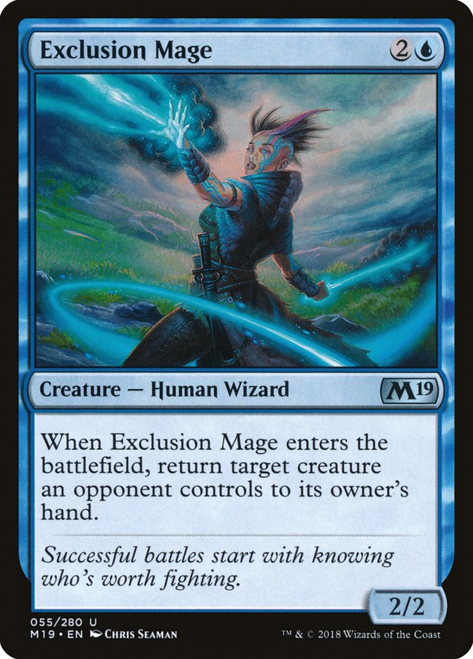 Exclusion Mage - (Foil): Core Set 2019