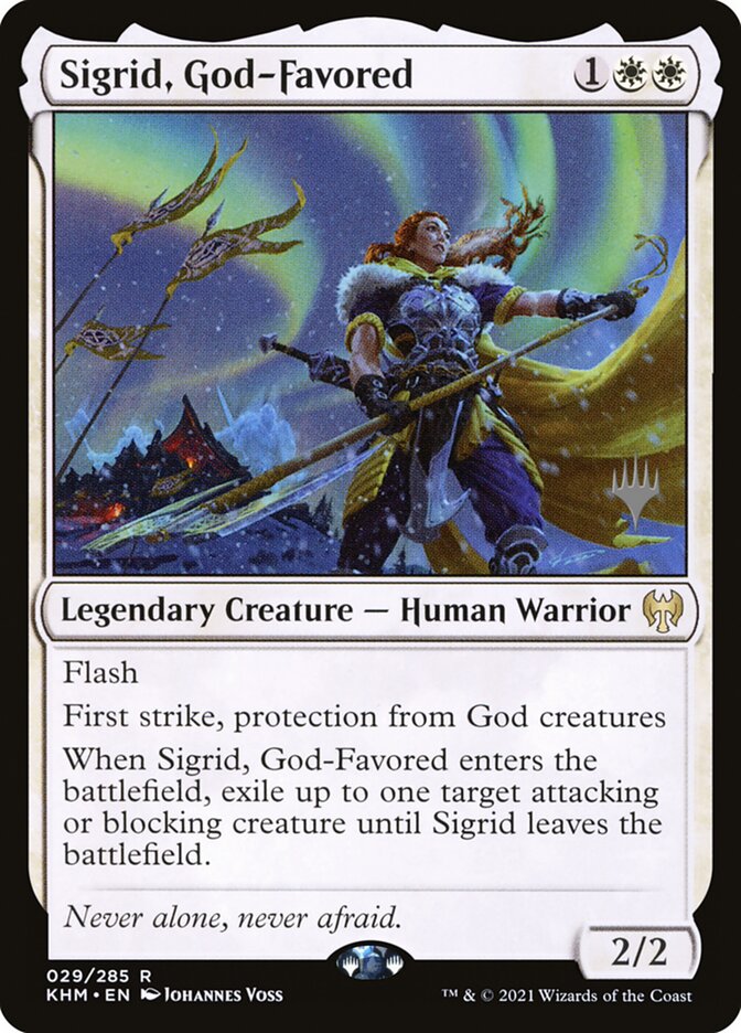 Sigrid, God-Favored: Kaldheim Promos