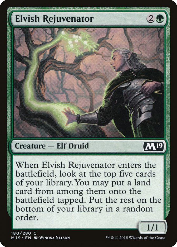 Elvish Rejuvenator: Core Set 2019
