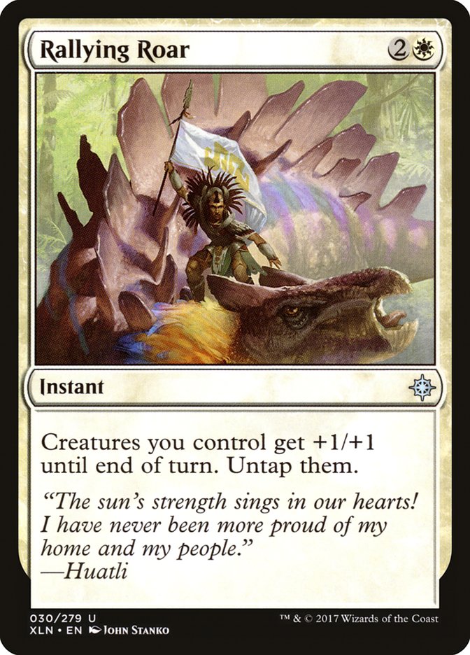 Rallying Roar - (Foil): Ixalan