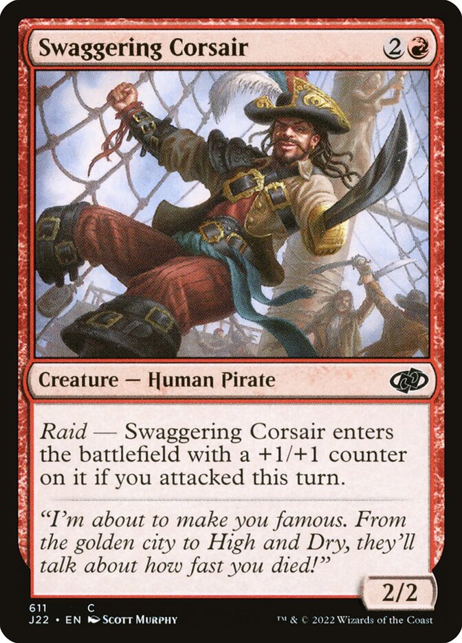 Swaggering Corsair: Jumpstart 2022