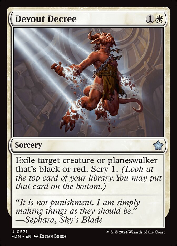 Devout Decree: Foundations