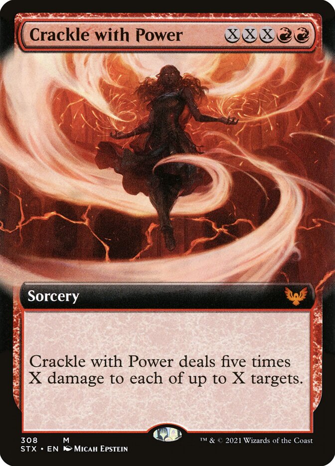 Crackle with Power (Extended Art): Strixhaven: School of Mages