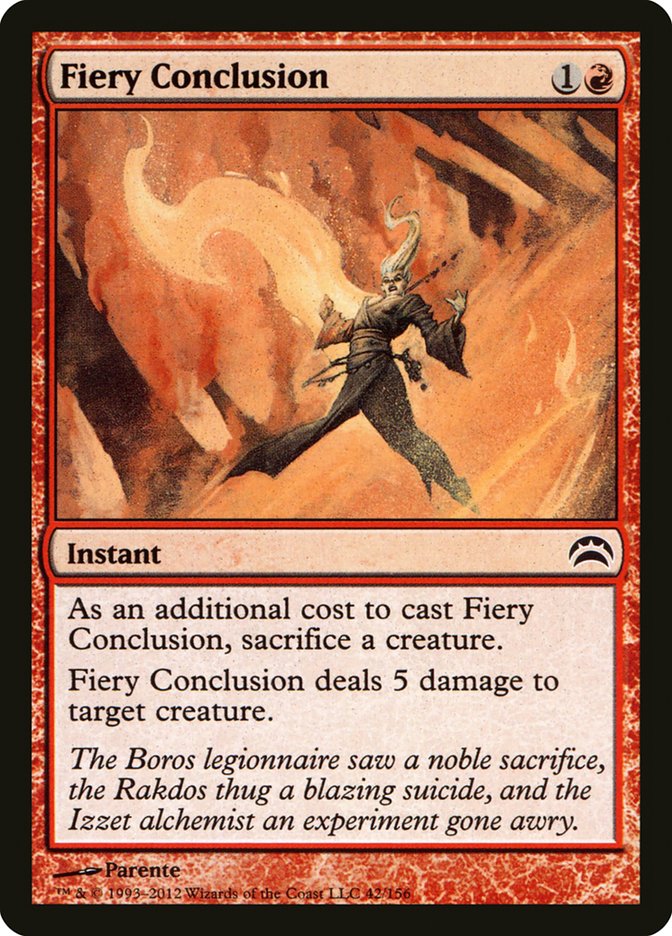 Fiery Conclusion: Planechase 2012