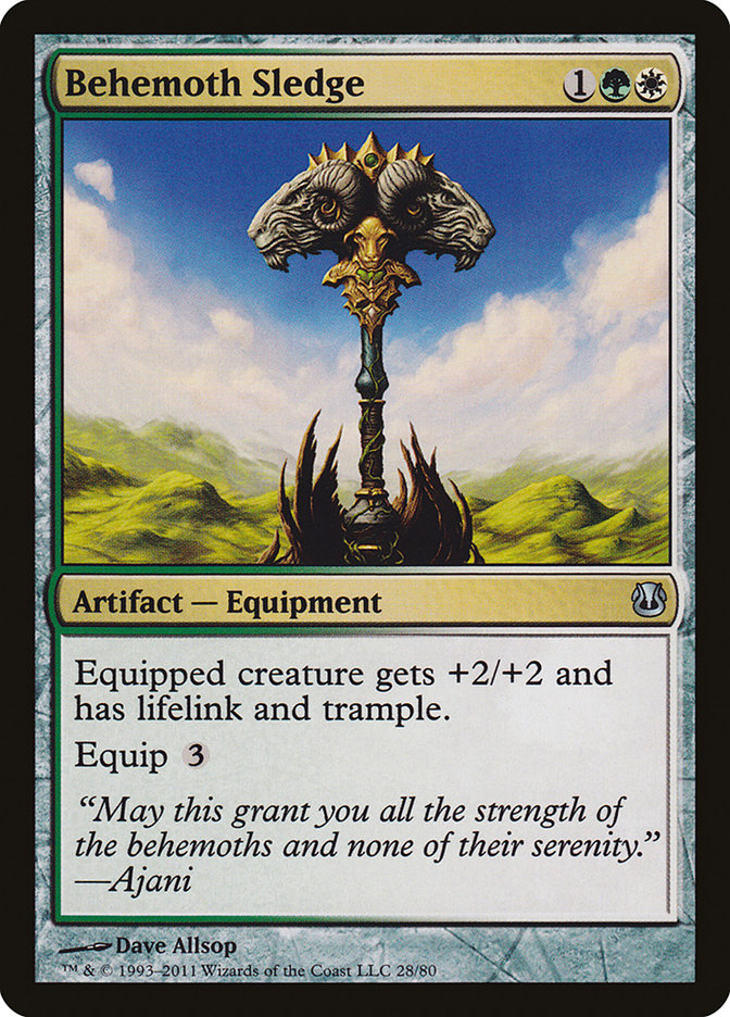 Behemoth Sledge: Duel Decks: Ajani vs. Nicol Bolas