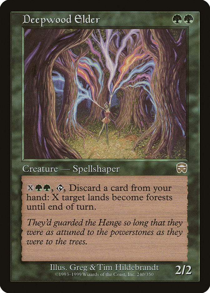 Deepwood Elder - (Foil): Mercadian Masques