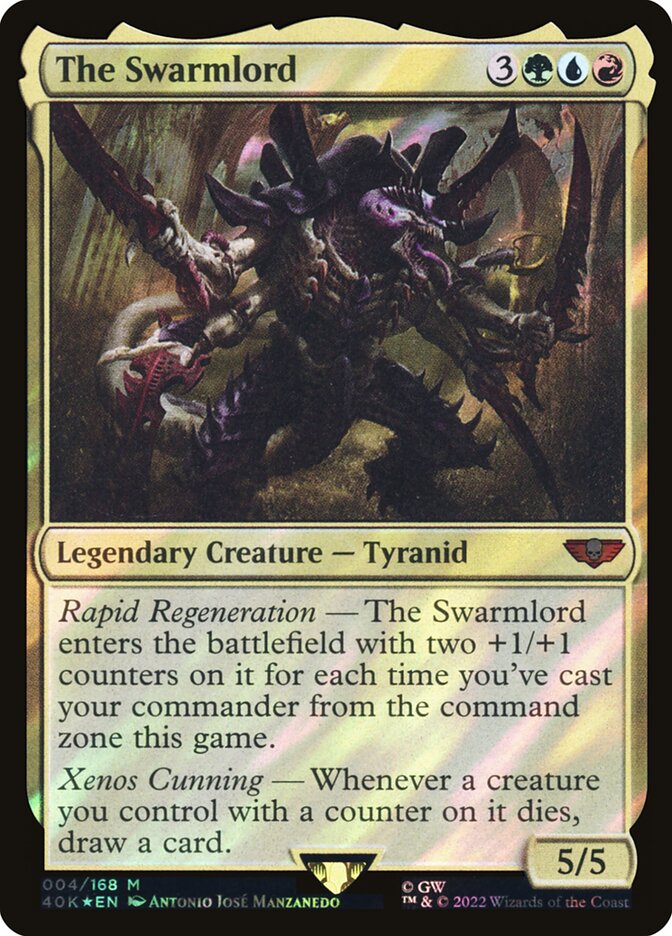 The Swarmlord (Surge Foil) - (Foil): Warhammer 40,000 Commander