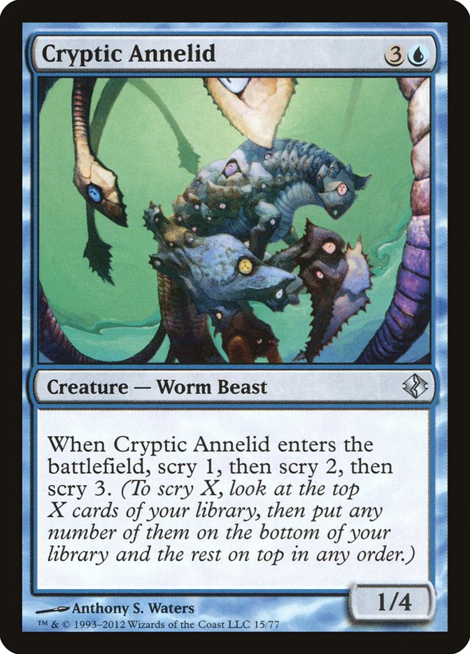 Cryptic Annelid: Duel Decks: Venser vs. Koth