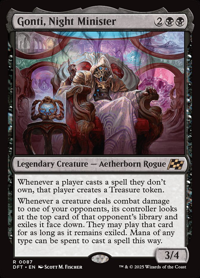 Gonti, Night Minister: Aetherdrift