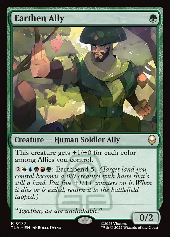 Earthen Ally - (Foil): Avatar: The Last Airbender