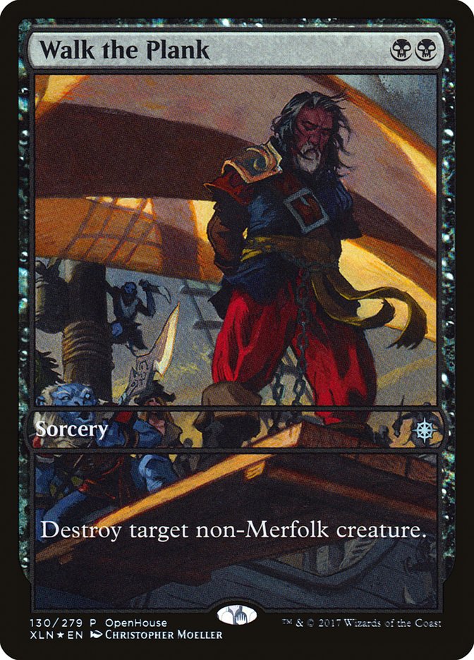 Walk the Plank (Open House) (Full Art) - (Foil): Ixalan Promos