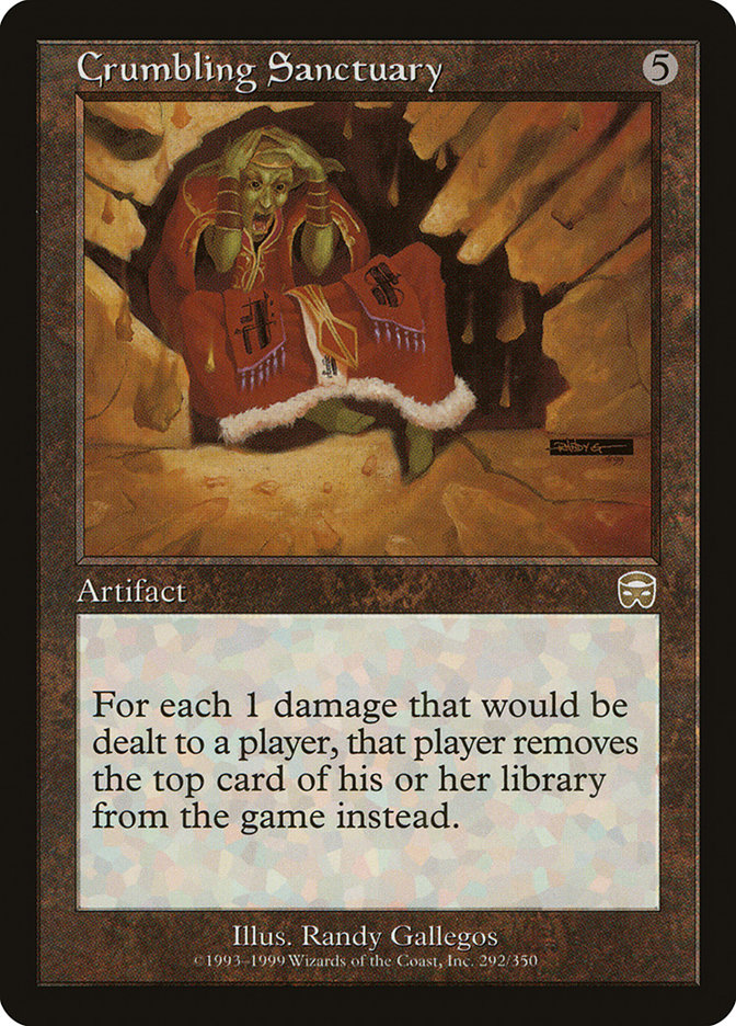 Crumbling Sanctuary - (Foil): Mercadian Masques