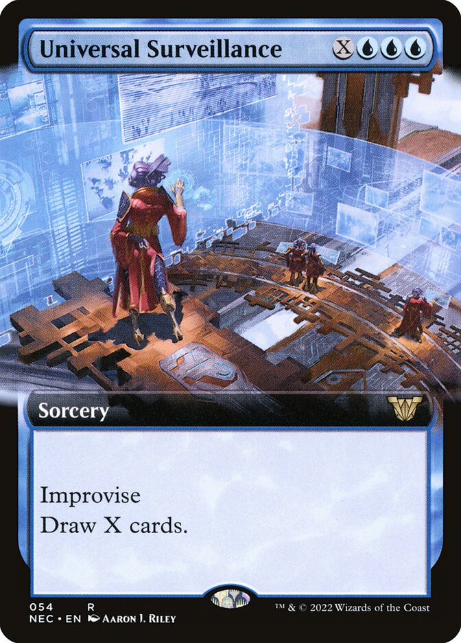 Universal Surveillance (Extended Art): Neon Dynasty Commander