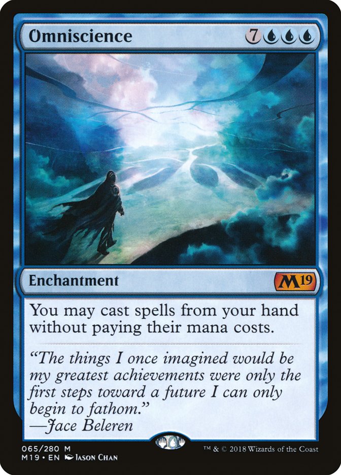 Omniscience - (Foil): Core Set 2019
