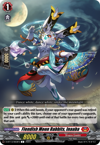 Fiendish Moon Rabbits, Inaaba: D Booster Set 13: Flight of Chakrabarthi