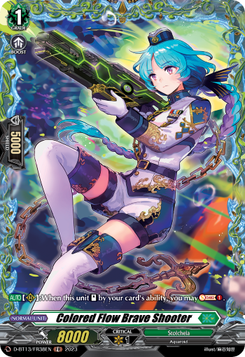 Colored Flow Brave Shooter: D Booster Set 13: Flight of Chakrabarthi