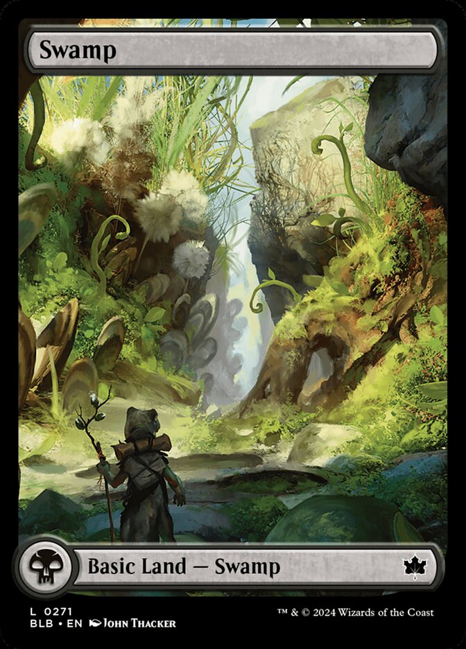 Swamp (#271) (Full Art): Bloomburrow