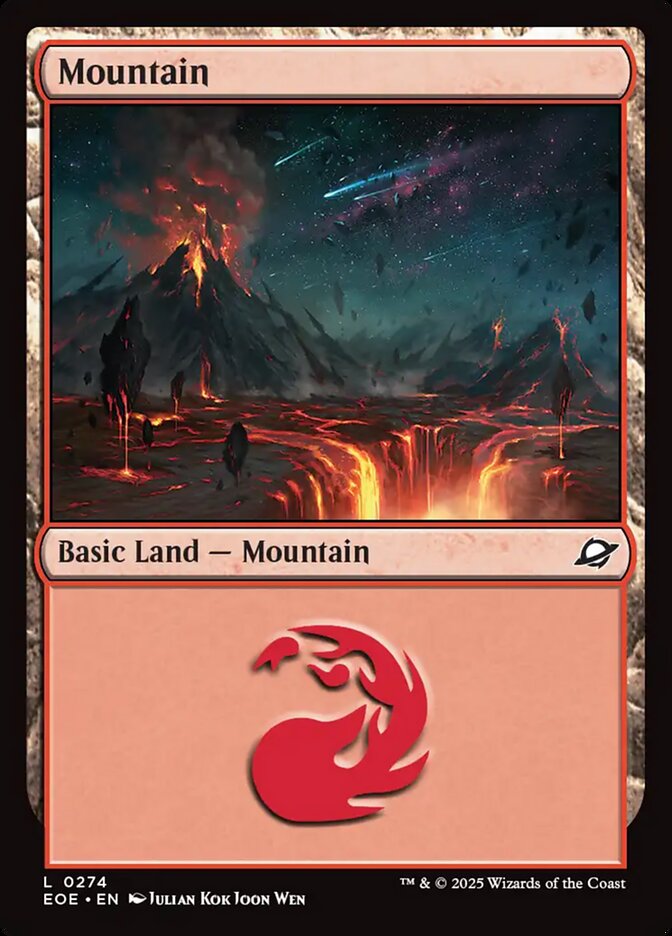 Mountain (#274) - (Foil): Edge of Eternities