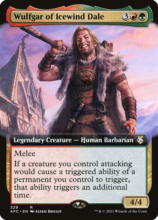 Wulfgar of Icewind Dale (Extended Art): Forgotten Realms Commander
