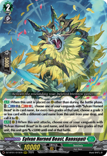 Sylvan Horned Beast, Banaspati: DZ Booster Set 01: Fated Clash