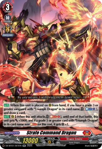 Strafe Command Dragon: DZ Booster Set 01: Fated Clash