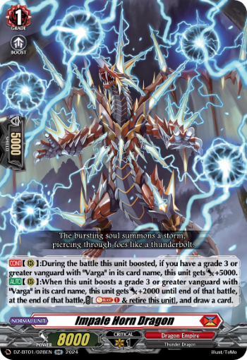 Impale Horn Dragon: DZ Booster Set 01: Fated Clash