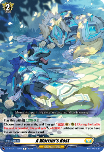 A Warrior's Rest: DZ Booster Set 01: Fated Clash