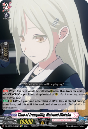 Time of Tranquility, Mutsumi Wakaba: DZ Booster Set 01: Fated Clash