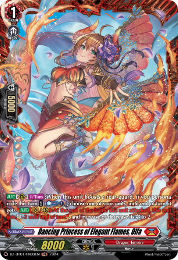 Dancing Princess of Elegant Flames, Olfa: DZ Booster Set 01: Fated Clash