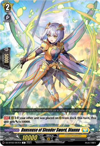 Danseuse of Slender Sword, Dianna: DZ Booster Set 02: Illusionless Strife
