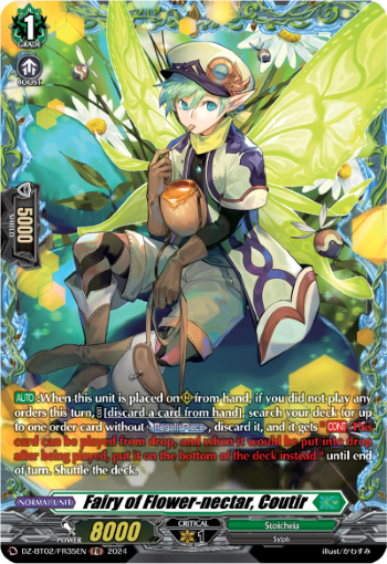 Fairy of Flower-nectar, Coutir: DZ Booster Set 02: Illusionless Strife