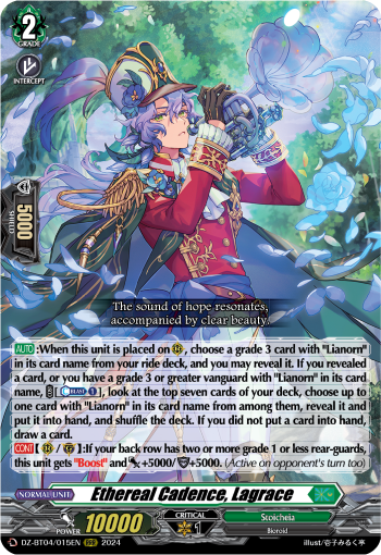 Ethereal Cadence, Lagrace: DZ Booster Set 04: Destined Showdown