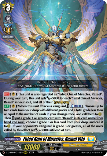 Fated King of Miracles, Rezael Vita: DZ Booster Set 05: Omniscient Awakening