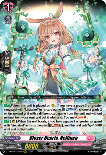 Clover Hearts, Nellinea: DZ Booster Set 05: Omniscient Awakening