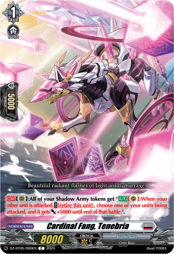 Cardinal Fang, Tenebria: DZ Booster Set 05: Omniscient Awakening