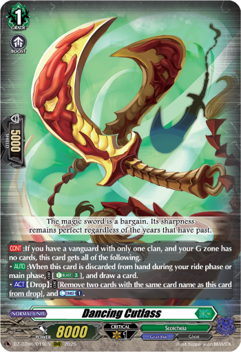 Dancing Cutlass: DZ Booster Set 06: Generation Dragenesis