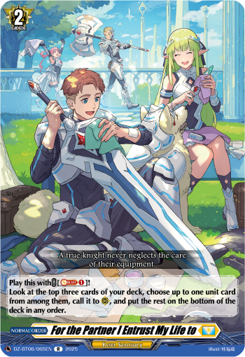 For the Partner I Entrust My Life to: DZ Booster Set 06: Generation Dragenesis
