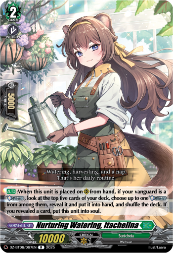 Nurturing Watering, Itachelina: DZ Booster Set 06: Generation Dragenesis